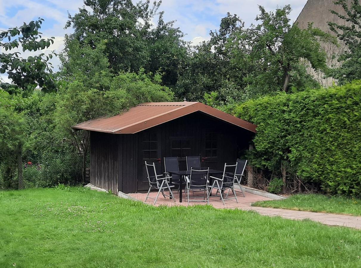 Ferienwohnung Kopold Im alten Schulhaus Pottmes Exterior foto